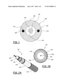 OPTICAL CABLE WITH IDENTIFIABLE OPTICAL FIBERS diagram and image