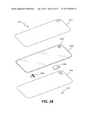 Portable Electronic Device Housing with Outer Glass Surfaces diagram and image