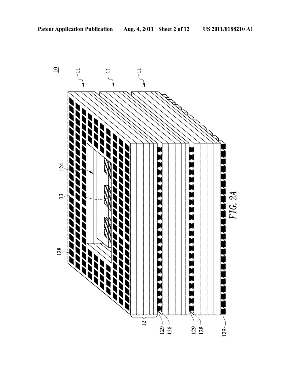 THREE-DIMENSIONAL SOC STRUCTURE FORMED BY STACKING MULTIPLE CHIP MODULES - diagram, schematic, and image 03