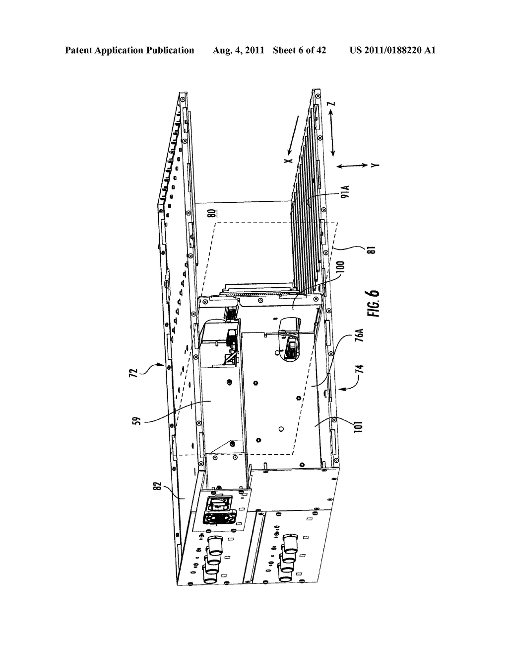 COMMUNICATIONS EQUIPMENT HOUSINGS, ASSEMBLIES, AND RELATED ALIGNMENT     FEATURES AND METHODS - diagram, schematic, and image 07