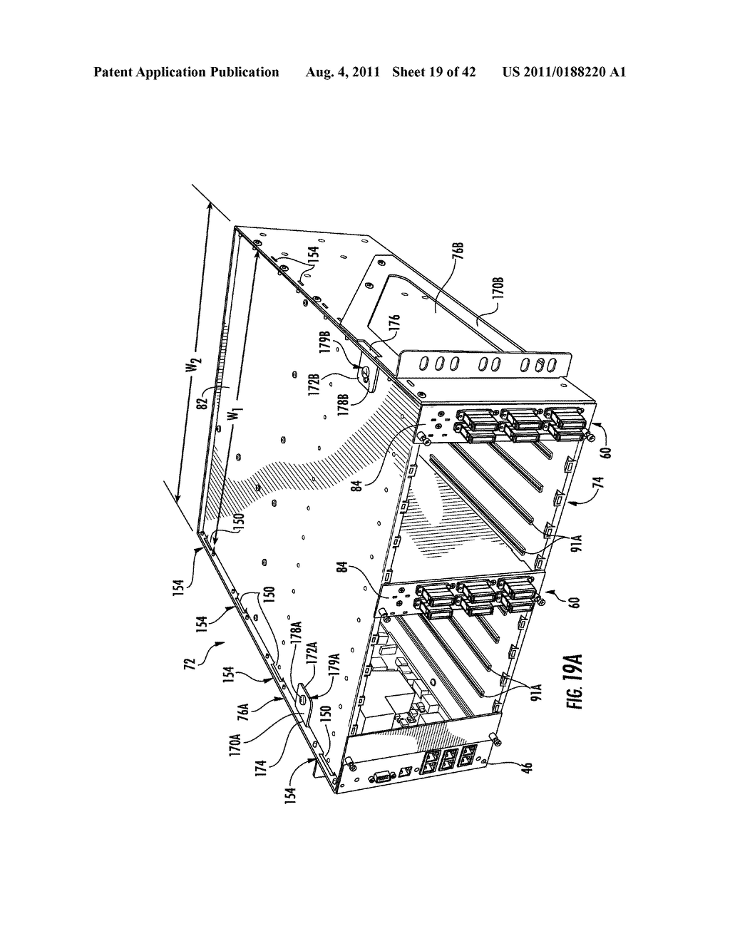 COMMUNICATIONS EQUIPMENT HOUSINGS, ASSEMBLIES, AND RELATED ALIGNMENT     FEATURES AND METHODS - diagram, schematic, and image 20