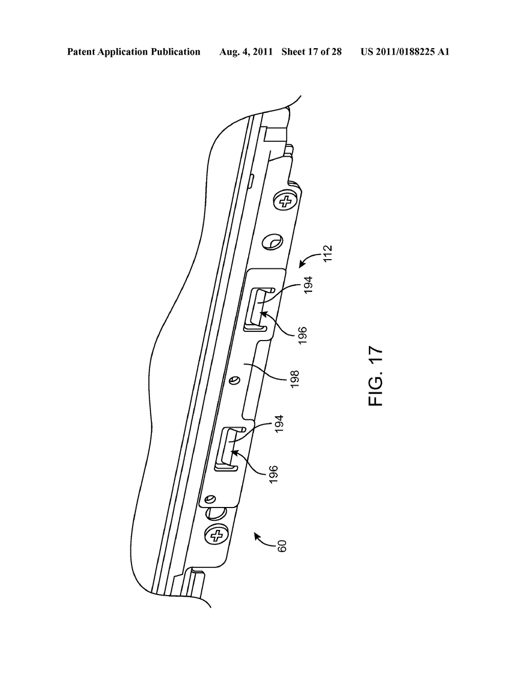 PORTABLE ELECTRONIC DEVICE WITH TWO-PIECE HOUSING - diagram, schematic, and image 18