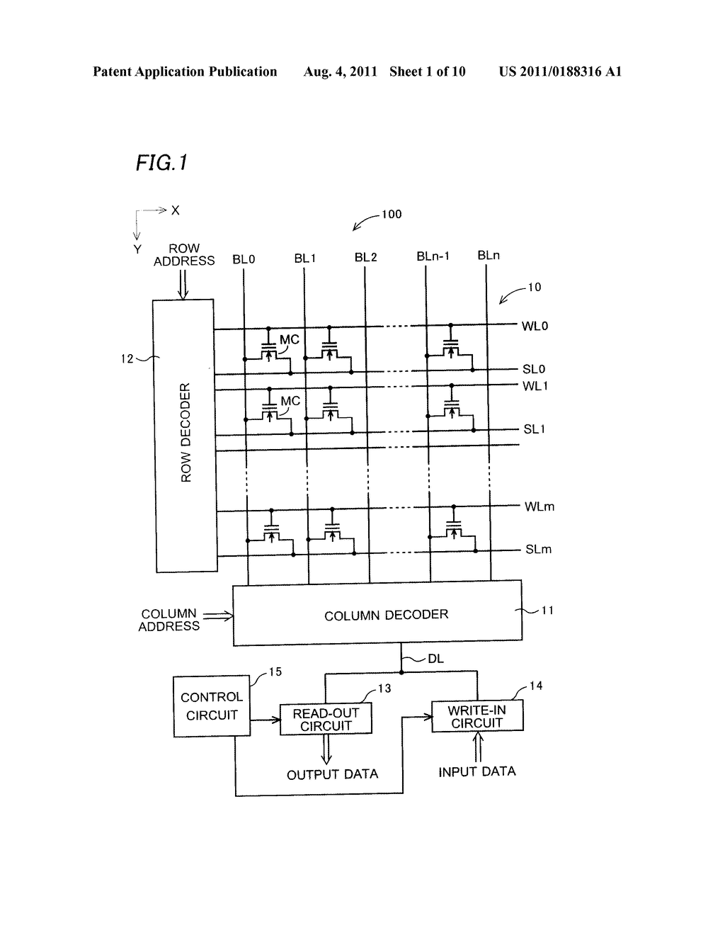 SEMICONDUCTOR MEMORY DEVICE - diagram, schematic, and image 02