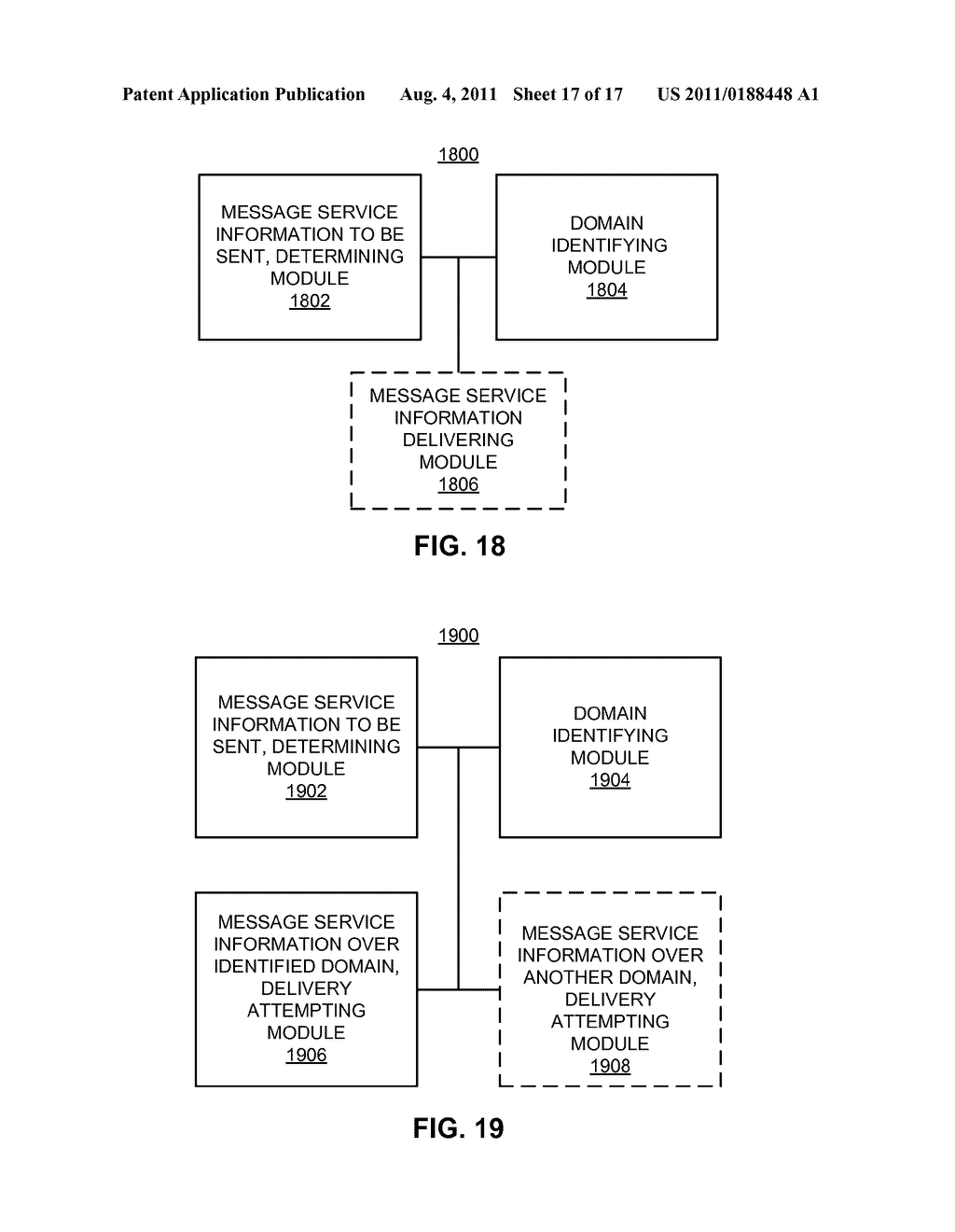 IDENTIFYING A DOMAIN FOR DELIVERY OF MESSAGE SERVICE INFORMATION - diagram, schematic, and image 18