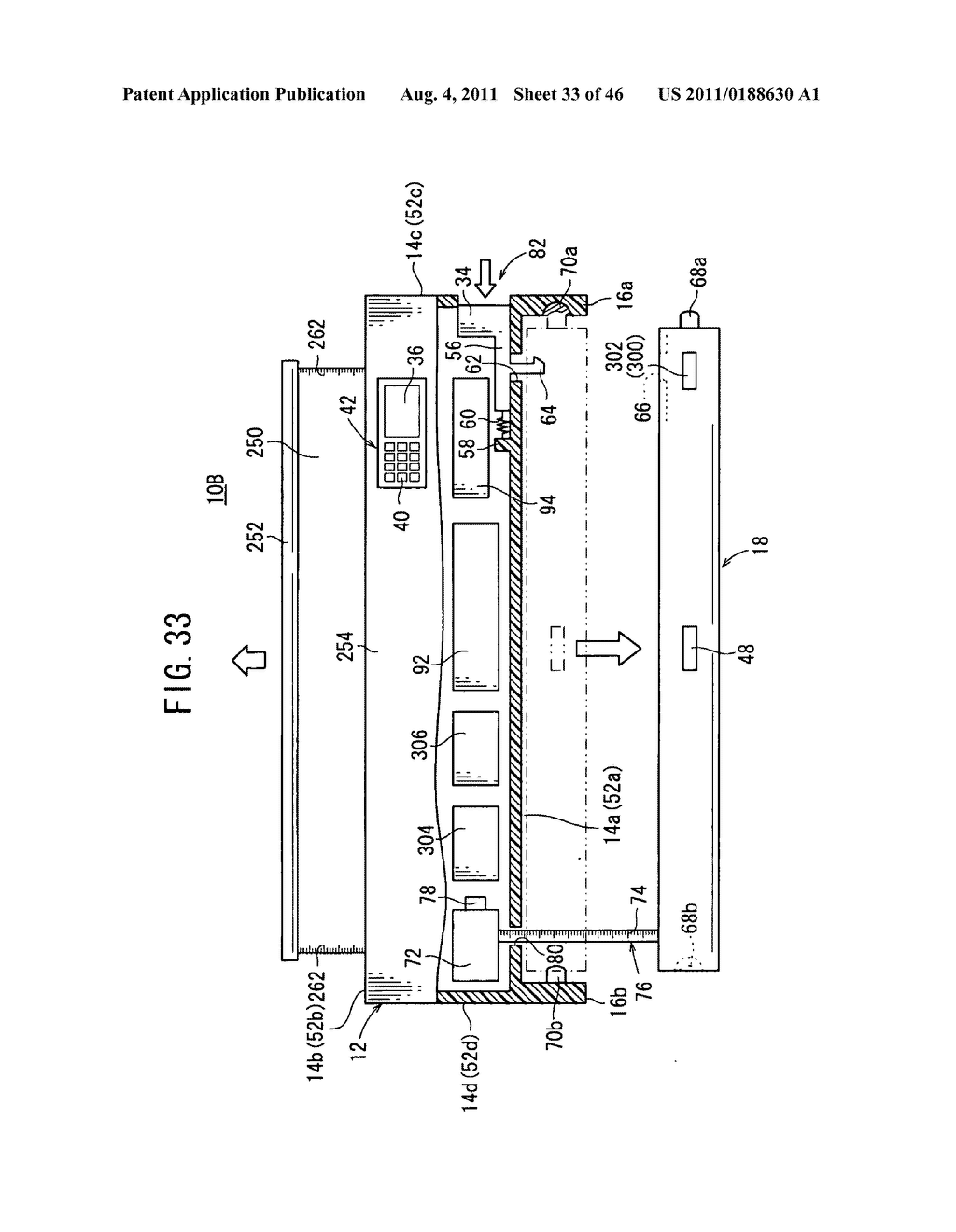 Radiographic image capturing apparatus and radiographic image capturing     system - diagram, schematic, and image 34