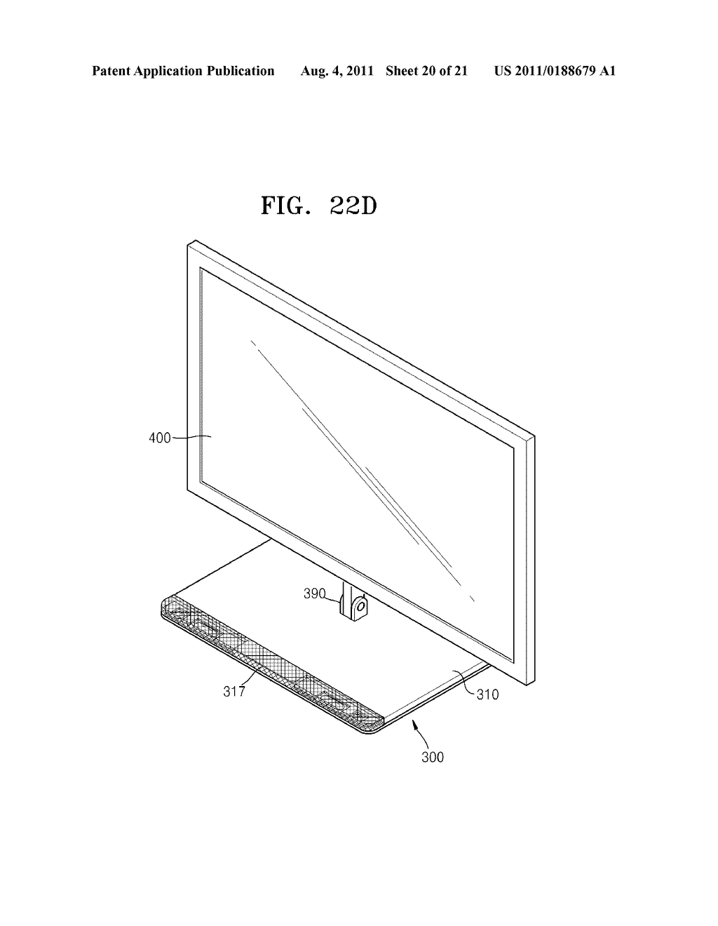 ELECTRONIC DEVICE EMPLOYING SOUND PLATE SWITCHABLE BETWEEN STAND TYPE AND     HANG TYPE - diagram, schematic, and image 21