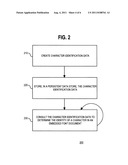 CHARACTER IDENTIFICATION THROUGH GLYPH DATA MATCHING diagram and image