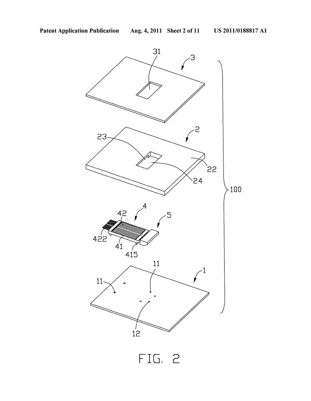 OPTICAL BOARD HAVING SEPARATED LIGHT CIRCUIT HOLDING MEMBER AND OPTICAL     LAYER - diagram, schematic, and image 03