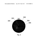 OPTICAL FIBER WITH RESONANT STRUCTURE OF CLADDING FEATURES CONNECTED TO     LIGHT SINK diagram and image