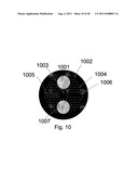 OPTICAL FIBER WITH RESONANT STRUCTURE OF CLADDING FEATURES CONNECTED TO     LIGHT SINK diagram and image