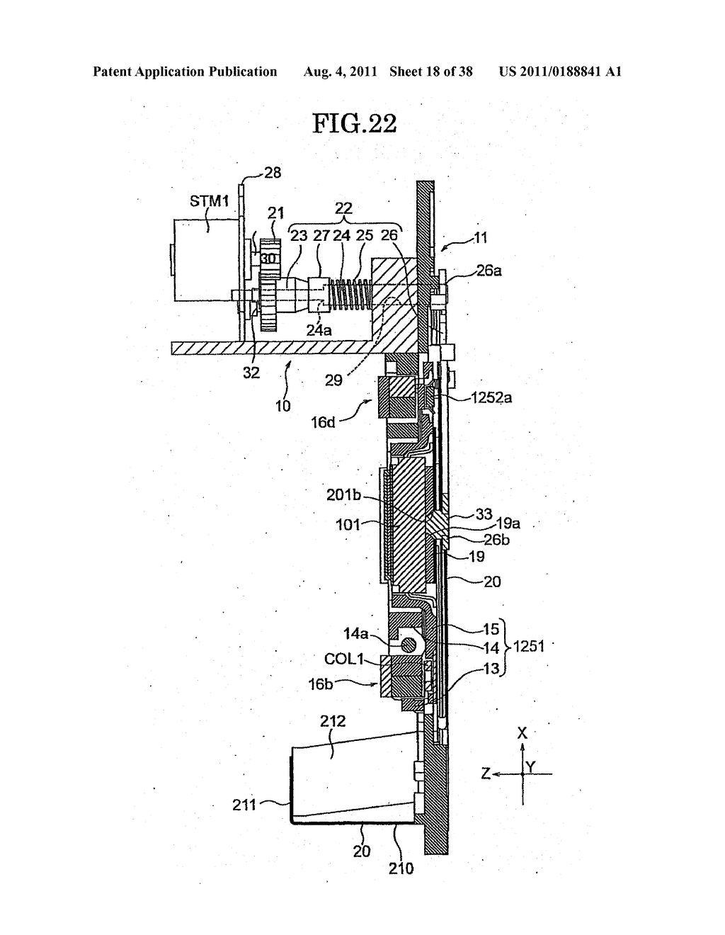 Image Blur Correction Device and Imaging Apparatus Equipped Therewith - diagram, schematic, and image 19