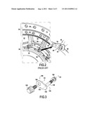 TURBOMACHINE OPTIMIZED FOR FASTENING A ROTARY SHAFT BEARING.  A METHOD OF     MOUNTING SAID BEARING ON SAID TURBOMACHINE diagram and image