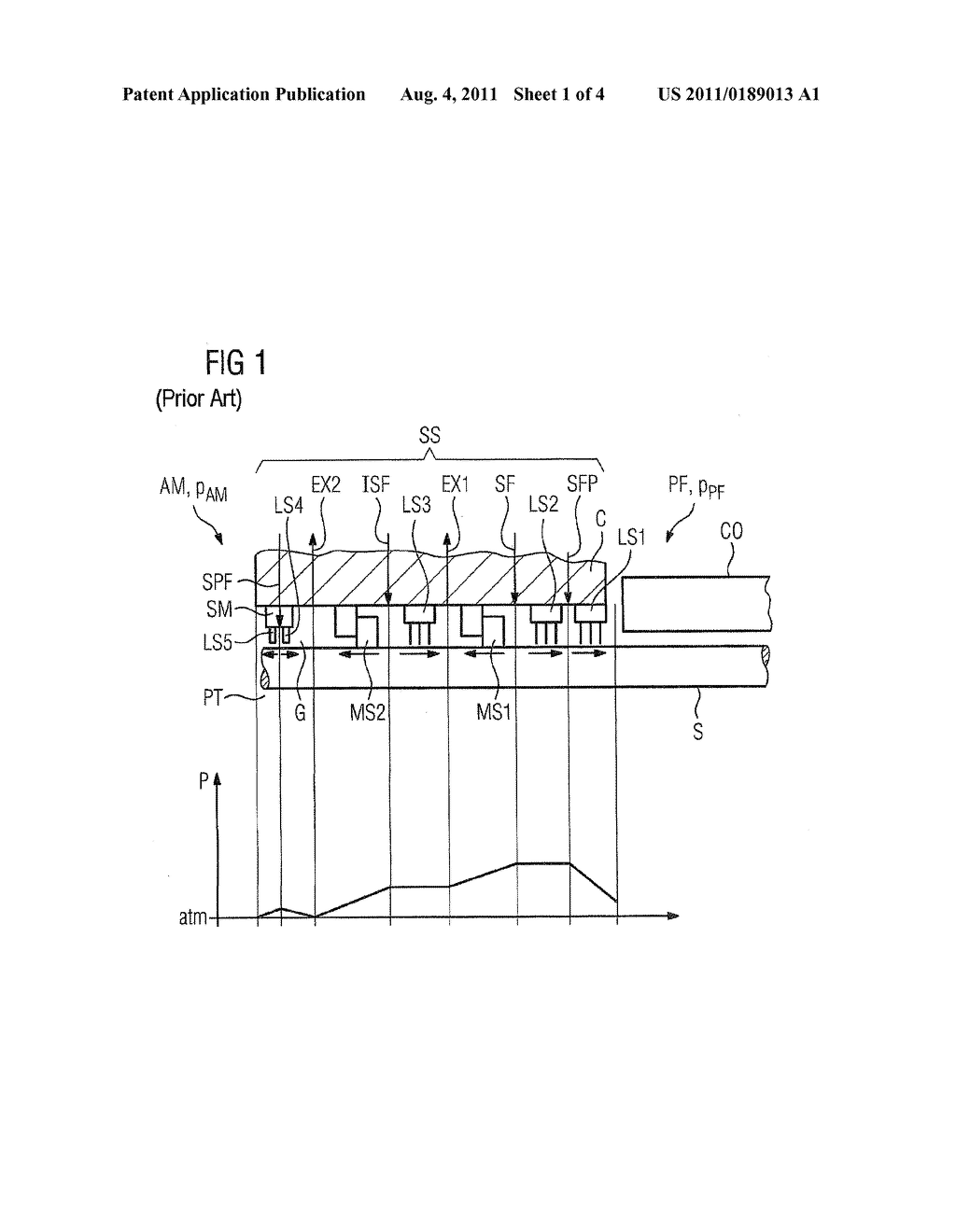 Arrangement comprising a shaft seal - diagram, schematic, and image 02