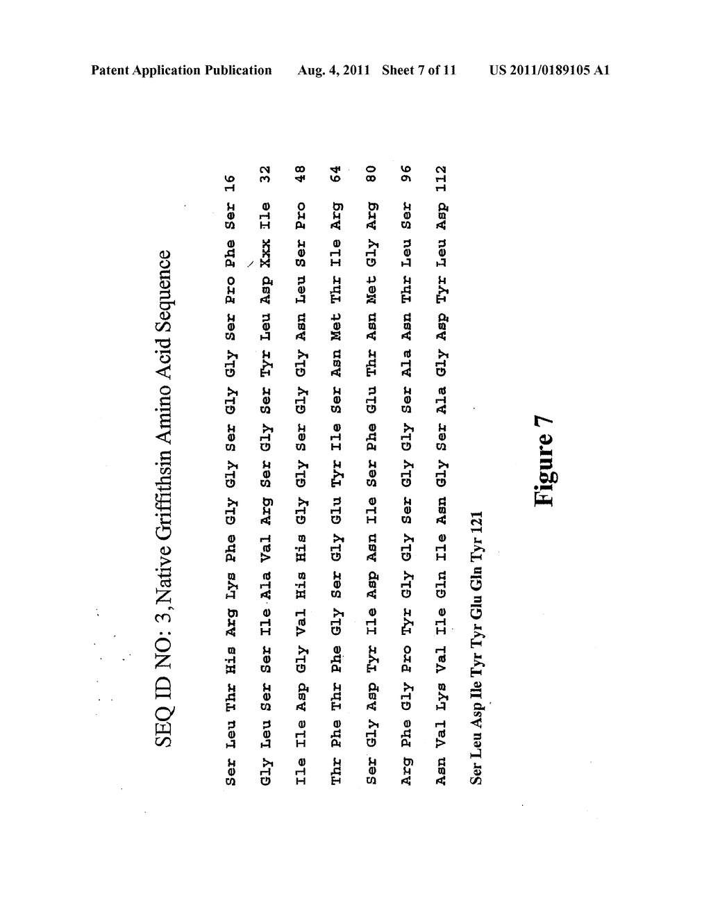 GRIFFITHSIN, GLYCOSYLATION-RESISTANT GRIFFITHSIN, AND RELATED CONJUGATES,     COMPOSITIONS, NUCLEIC ACIDS, VECTORS, HOST CELLS, METHODS OF PRODUCTION     AND METHODS OF USE - diagram, schematic, and image 08