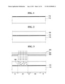 PHOTORESIST COMPOSITION FOR FABRICATING PROBE ARRAY, METHOD OF FABRICATING     PROBE ARRAY USING THE PHOTORESIST COMPOSITION, COMPOSITION FOR     PHOTOSENSITIVE TYPE DEVELOPED BOTTOM ANTI-REFLECTIVE COATING, FABRICATING     METHOD OF PATTERNS USING THE SAME AND FABRICATING METHOD OF SEMICONDUCTOR     DEVICE USING THE SAME diagram and image