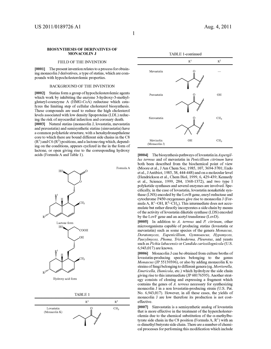 BIOSYNTHESIS OF DERIVATIVES OF MONACOLIN J - diagram, schematic, and image 02