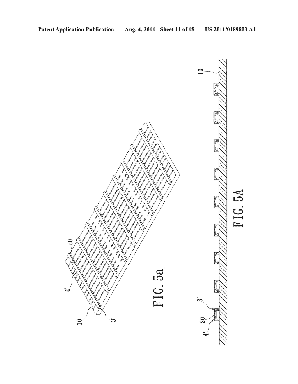 LED CHIP PACKAGE STRUCTURE IN ORDER TO PREVENT THE LIGHT-EMITTING     EFFICIENCY OF FLUORESCENT POWDER FROM DECREASING DUE TO HIGH TEMPERATURE     AND METHOD FOR MAKING THE SAME - diagram, schematic, and image 12