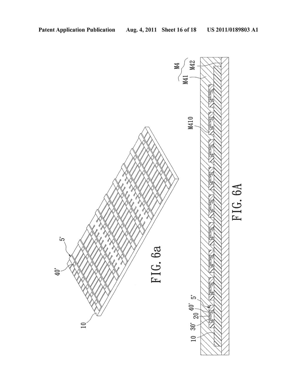 LED CHIP PACKAGE STRUCTURE IN ORDER TO PREVENT THE LIGHT-EMITTING     EFFICIENCY OF FLUORESCENT POWDER FROM DECREASING DUE TO HIGH TEMPERATURE     AND METHOD FOR MAKING THE SAME - diagram, schematic, and image 17