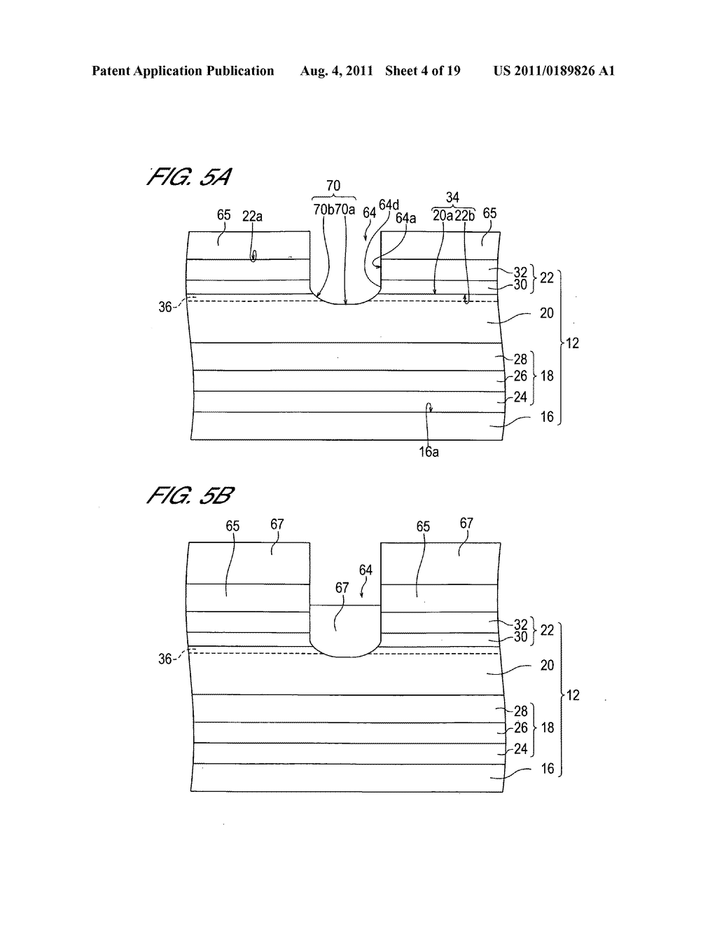 Method of manufacturing field effect transistor having Ohmic electrode in     a recess - diagram, schematic, and image 05