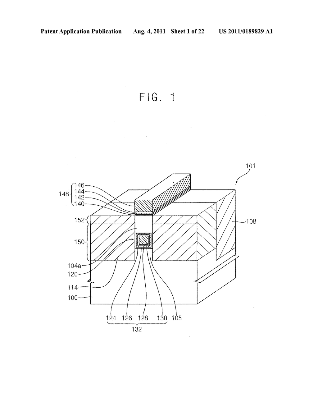 METHODS OF FABRICATING NONVOLATILE MEMORY DEVICES HAVING STACKED     STRUCTURES - diagram, schematic, and image 02