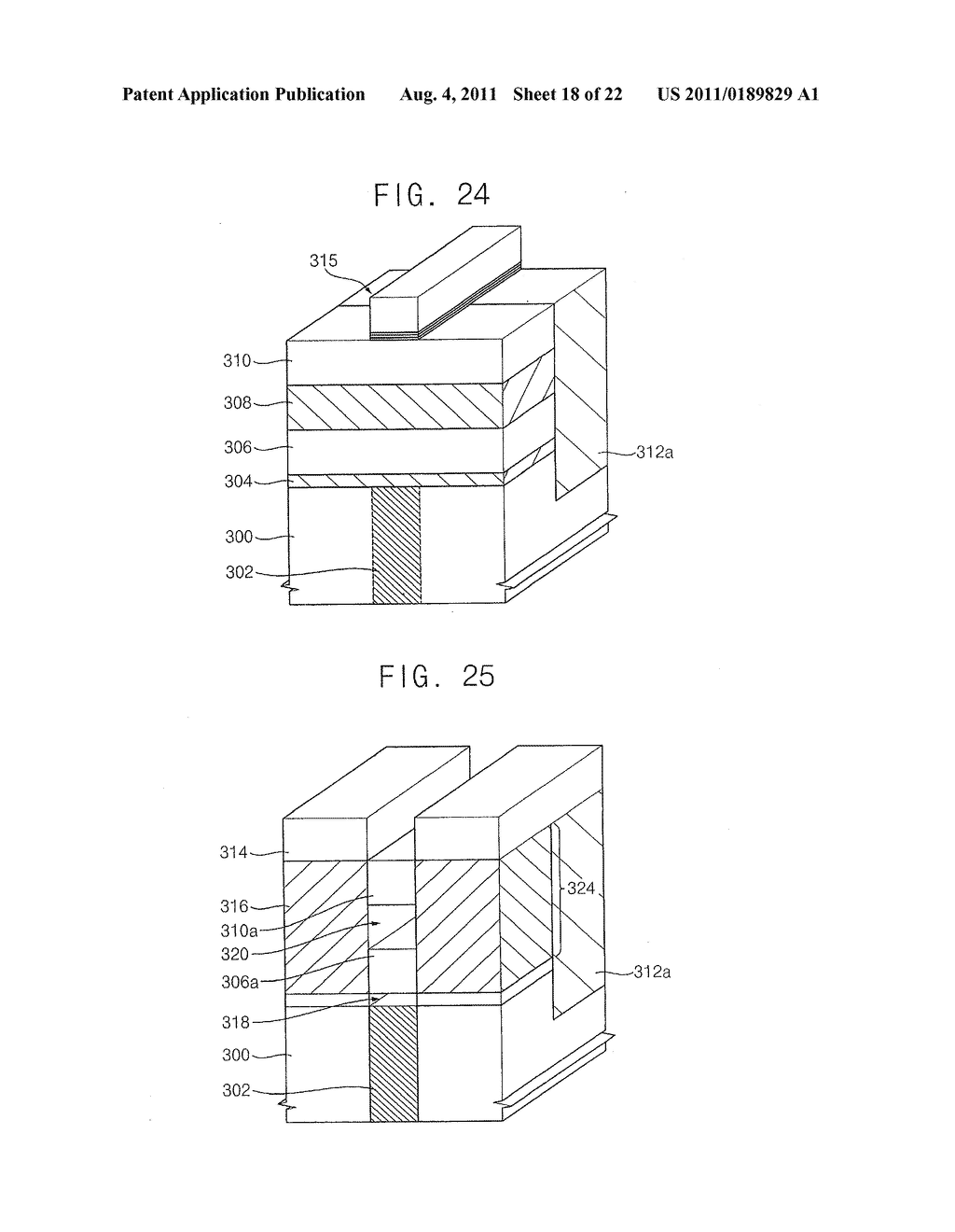 METHODS OF FABRICATING NONVOLATILE MEMORY DEVICES HAVING STACKED     STRUCTURES - diagram, schematic, and image 19