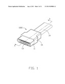 CABLE ASSEMBLY WITH IMPROVED TERMINATING MEANS diagram and image