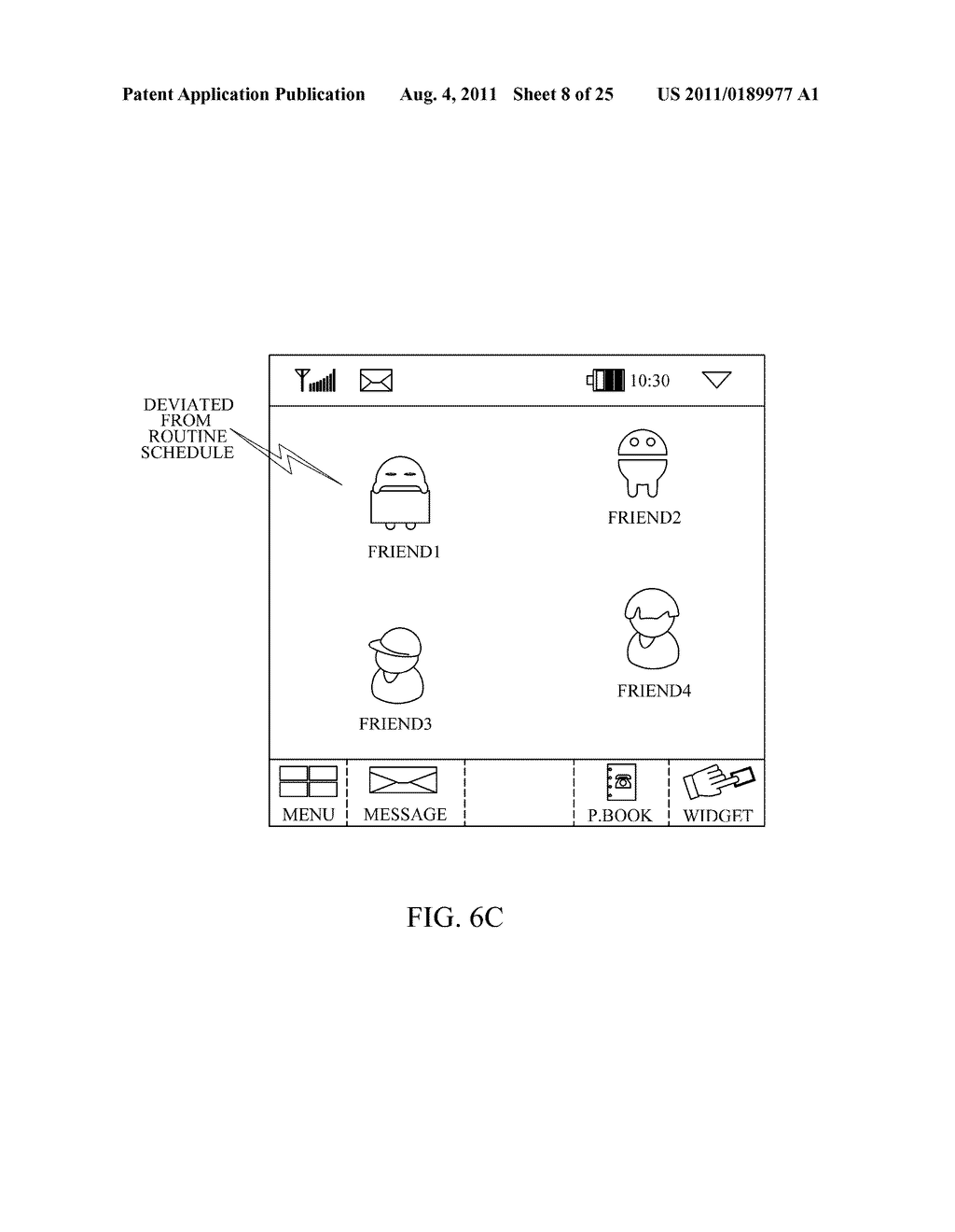 APPARATUS AND METHOD FOR SHARING SCHEDULE INFORMATION BETWEEN MOBILE     TERMINALS IN MOBILE COMMUNICATION SYSTEM - diagram, schematic, and image 09