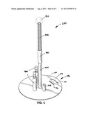 Batting tee and method of use diagram and image