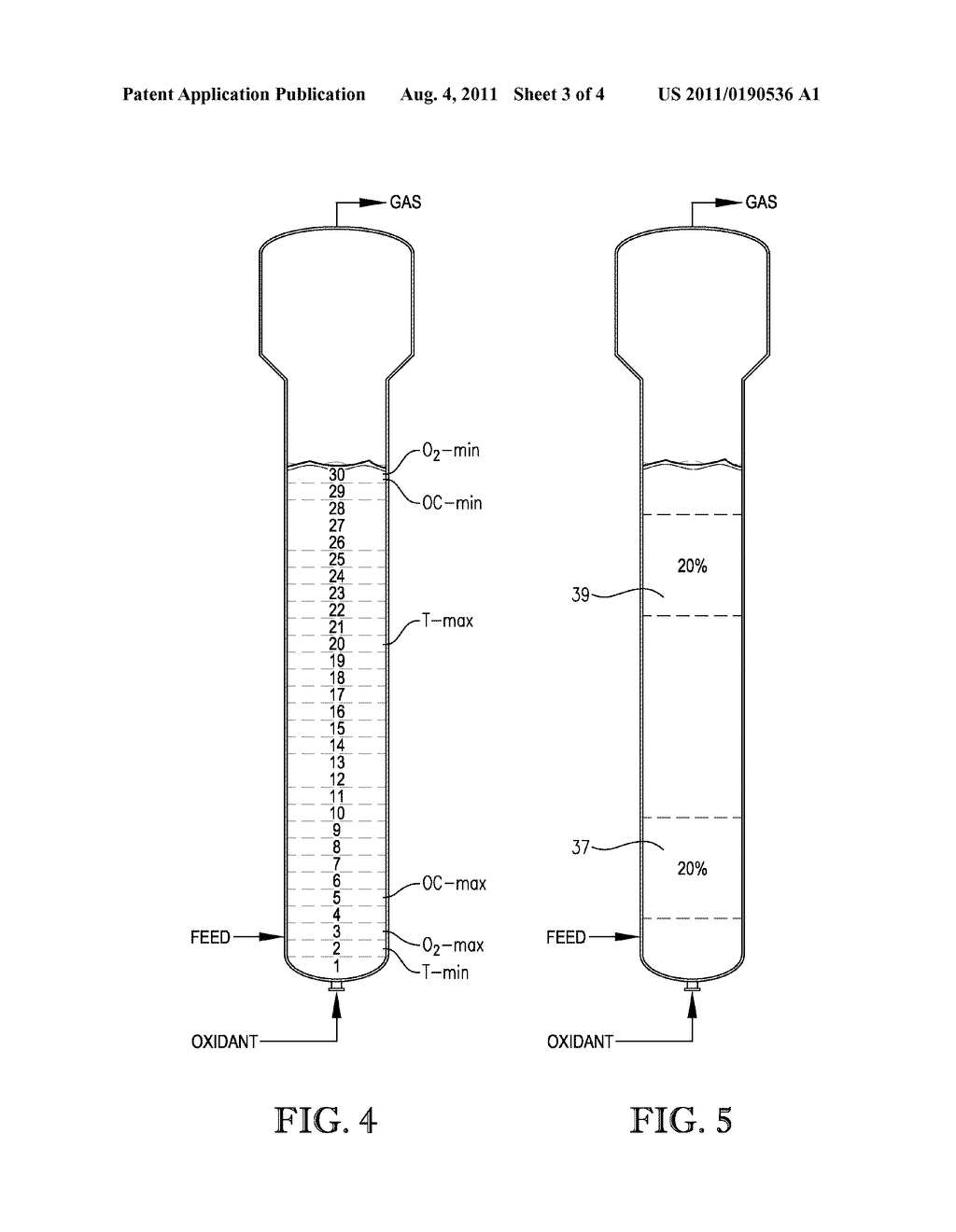 Oxidation System with Sidedraw Secondary Reactor - diagram, schematic, and image 04