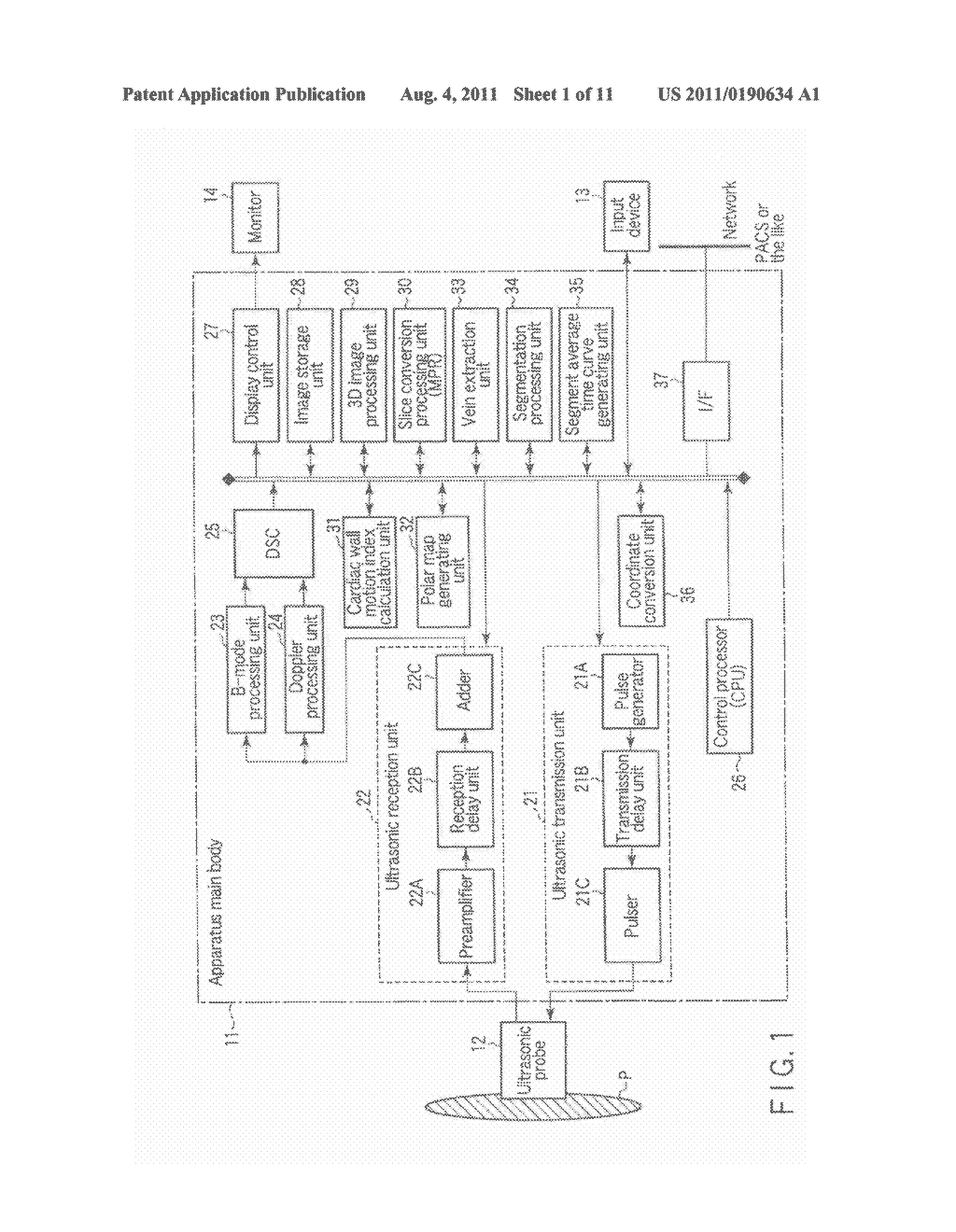 ULTRASONIC DIAGNOSTIC APPARATUS AND MEDICAL IMAGE PROCESSING APPARATUS - diagram, schematic, and image 02