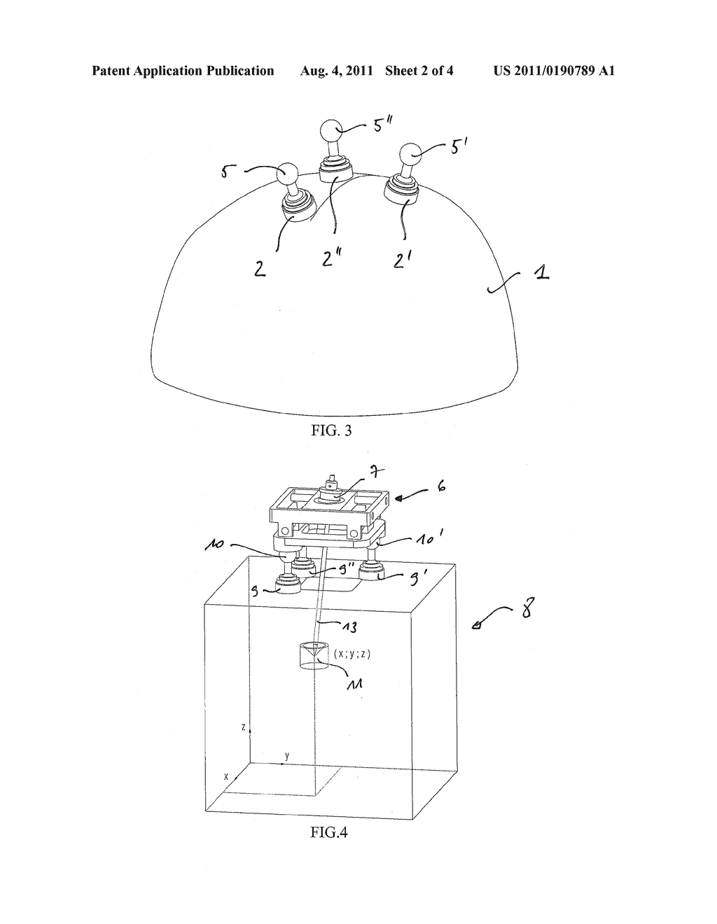 ADJUSTABLE STEREOTACTIC DEVICE AND METHOD FOR FRAMELESS NEUROSURGICAL     STEREOTAXY - diagram, schematic, and image 03