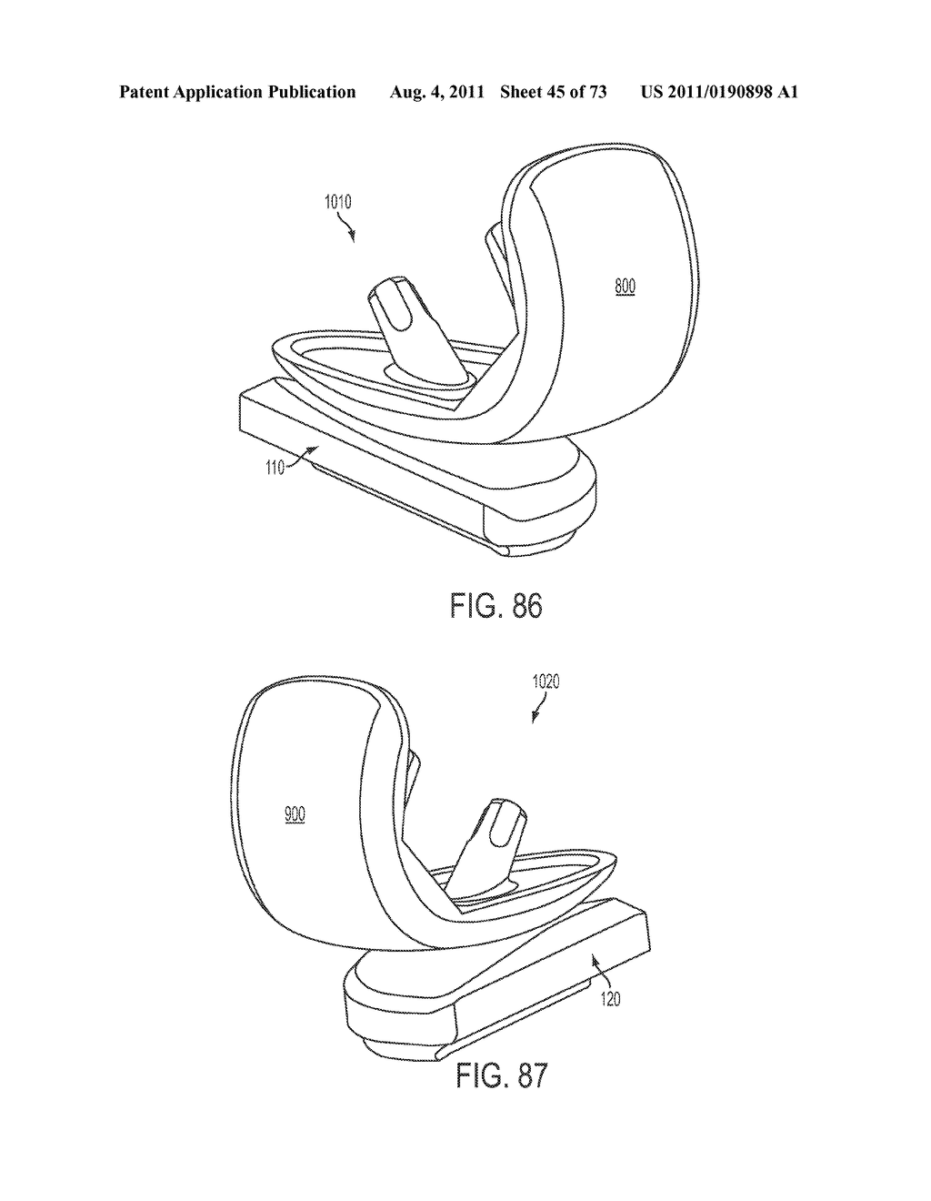 CRUCIATE-RETAINING KNEE PROSTHESIS - diagram, schematic, and image 46