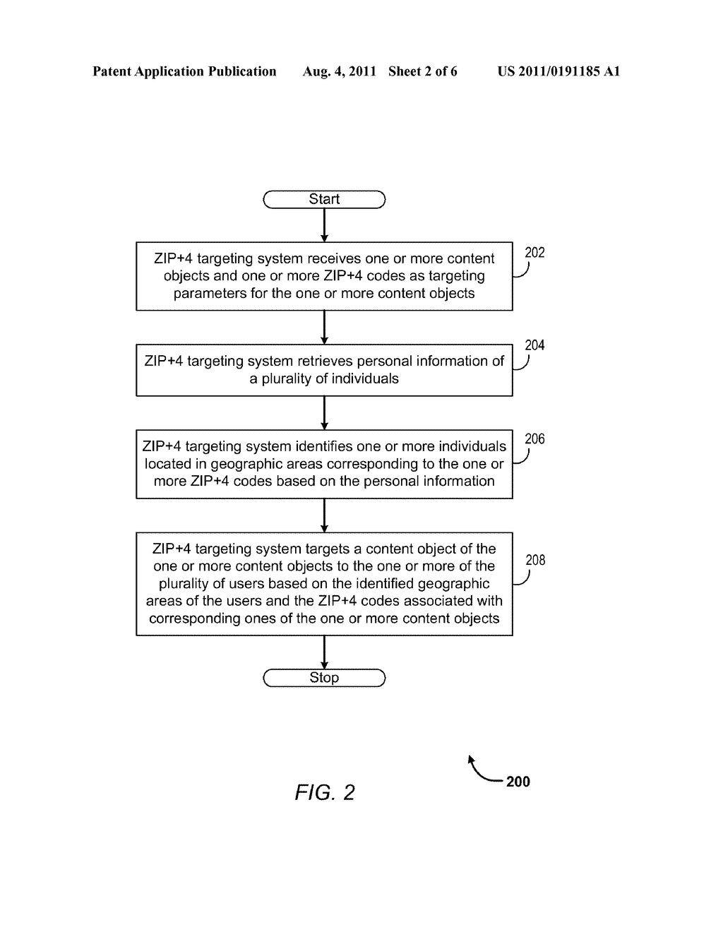 SYSTEM AND METHOD FOR TARGETING USERS FOR CONTENT DELIVERY - diagram, schematic, and image 03