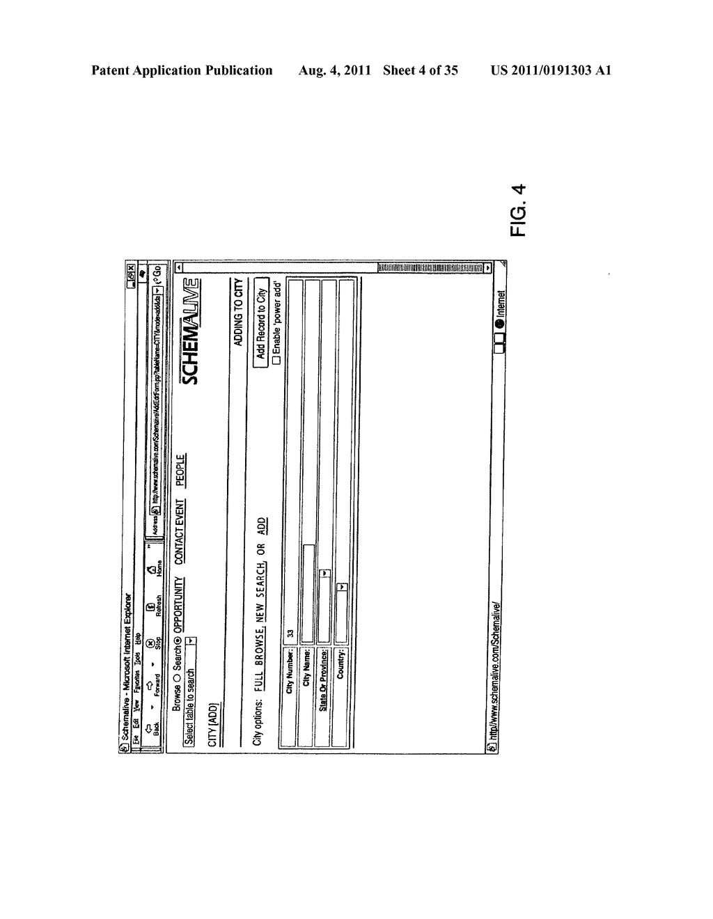 System and method for generating automatic user interface for arbitrarily     complex or large databases - diagram, schematic, and image 05