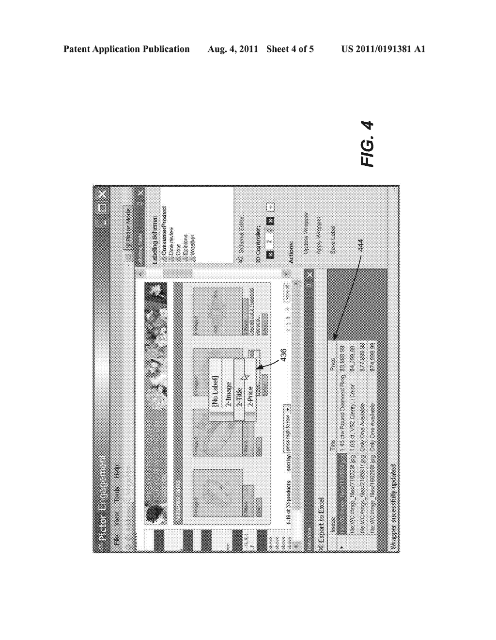 Interactive System for Extracting Data from a Website - diagram, schematic, and image 05