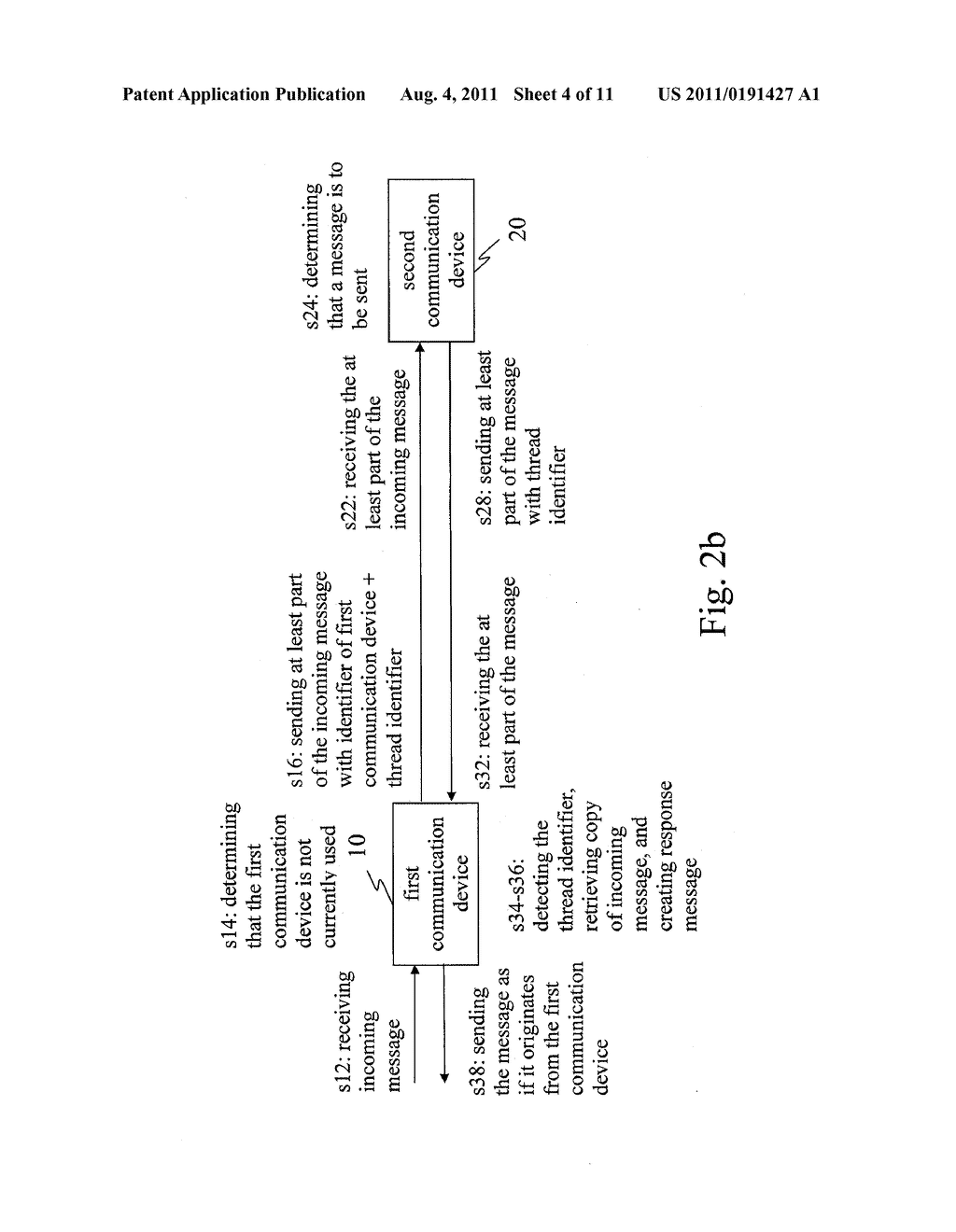 COMMUNICATION METHOD ADAPTED FOR USERS USING MULTIPLE COMMUNICATION     FACILITIES - diagram, schematic, and image 05