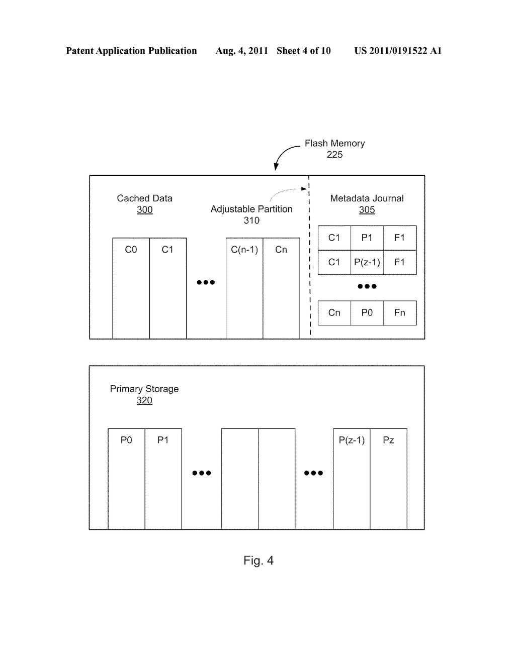 Managing Metadata and Page Replacement in a Persistent Cache in Flash     Memory - diagram, schematic, and image 05