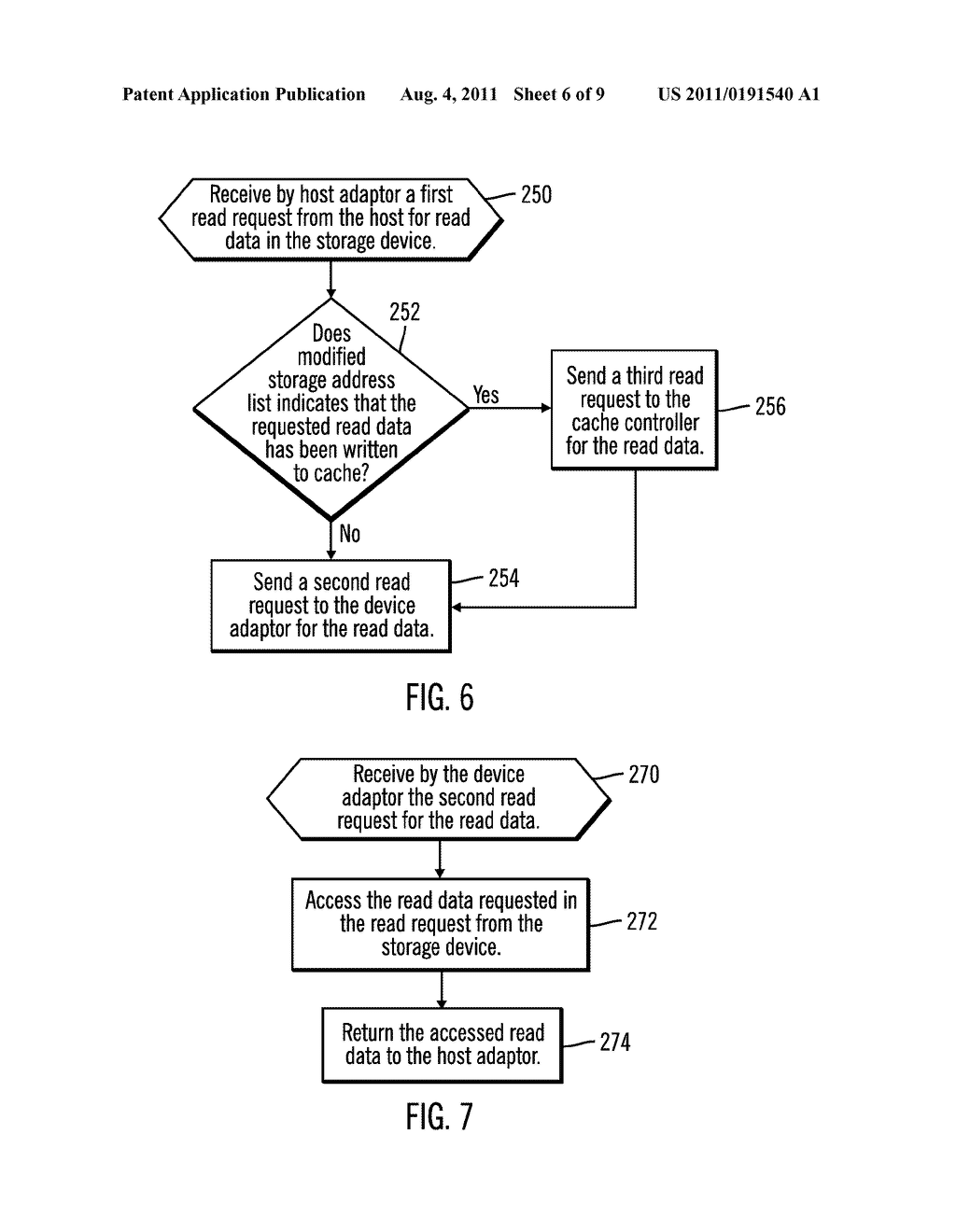 PROCESSING READ AND WRITE REQUESTS IN A STORAGE CONTROLLER - diagram, schematic, and image 07