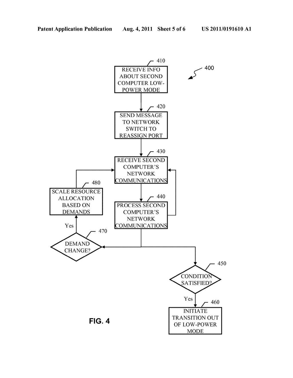 ARCHITECTURE TO ENABLE ENERGY SAVINGS IN NETWORKED COMPUTERS - diagram, schematic, and image 06