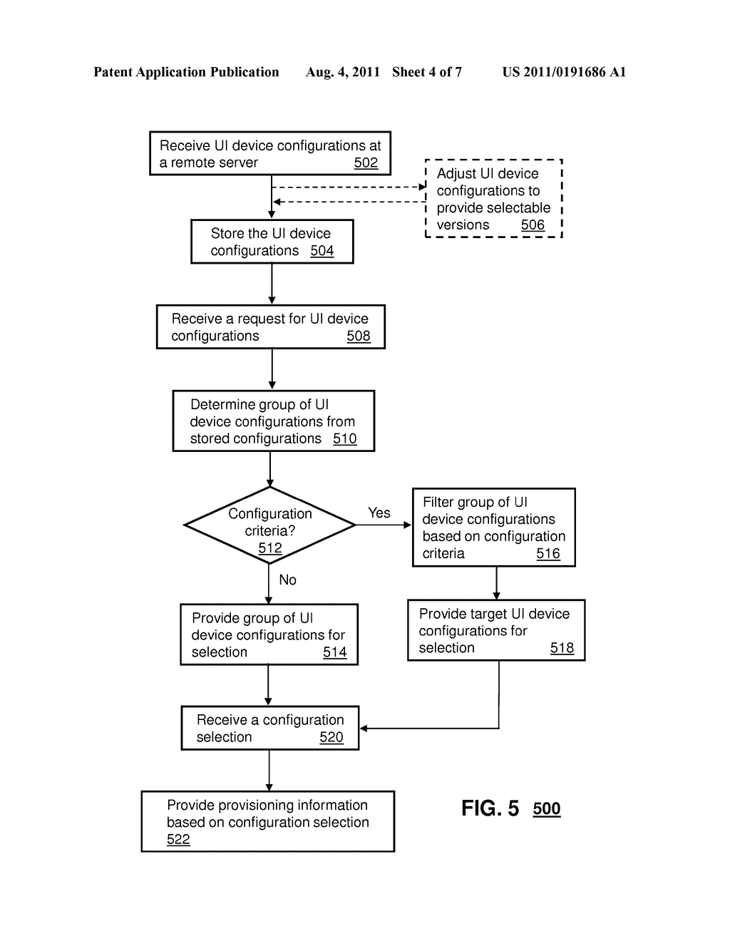 SYSTEM AND METHOD FOR DISTRIBUTING USER INTERFACE DEVICE CONFIGURATIONS - diagram, schematic, and image 05