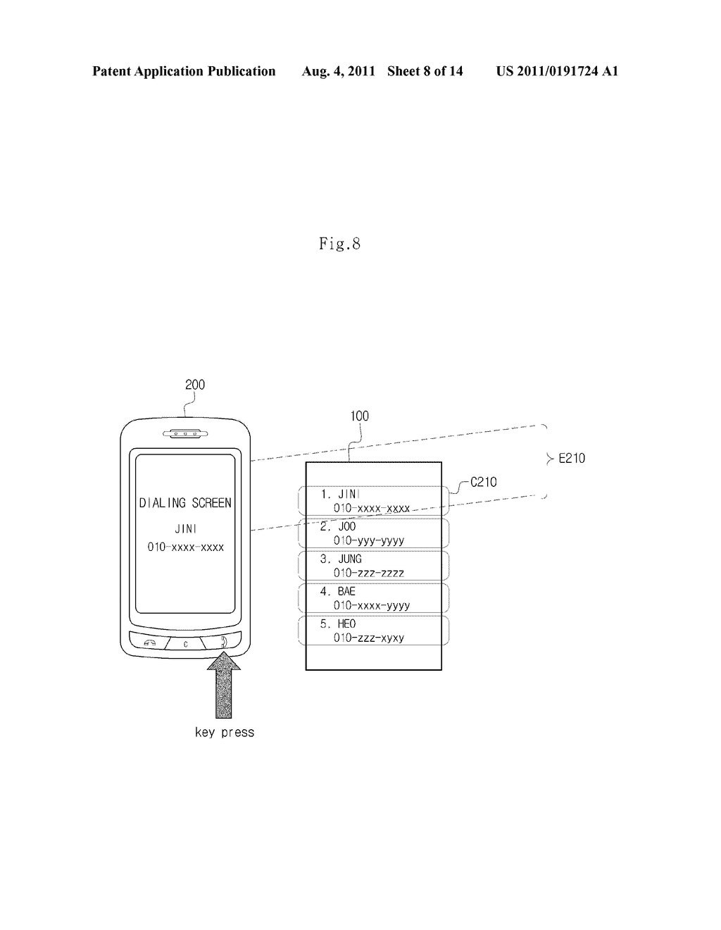 DEVICE FOR ITEM CONTROL, SYSTEM FOR ITEM CONTROL, AND METHOD - diagram, schematic, and image 09