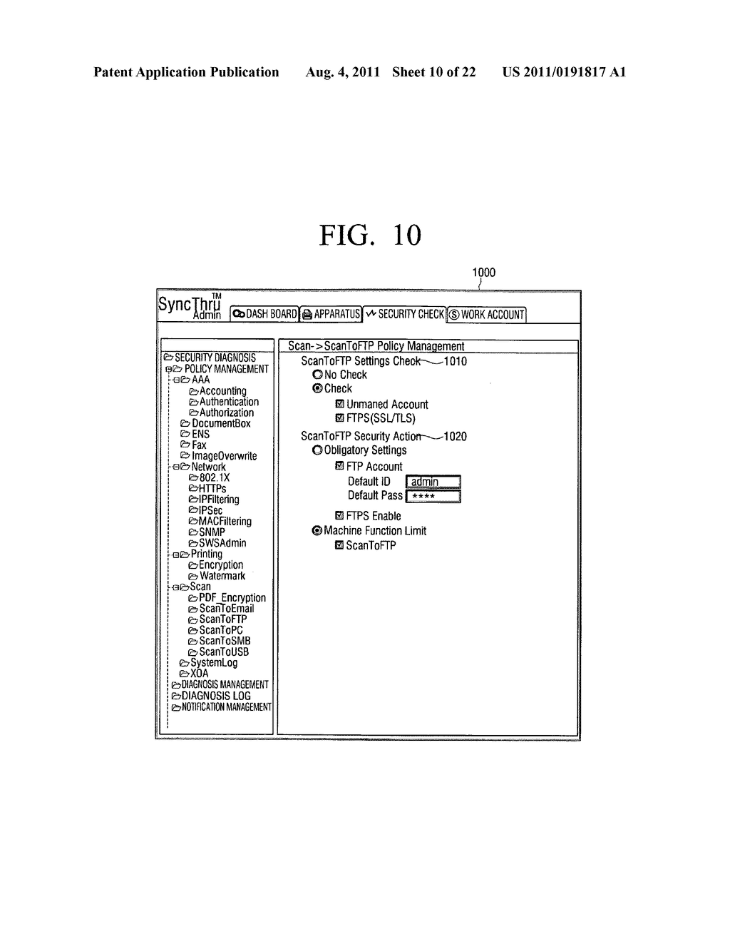 Host apparatus, image forming apparatus, and method of managing security     settings - diagram, schematic, and image 11