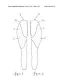 GARMENT SERVING TO COMBAT CELLULITE AND/OR VENOUS AND LYMPHATIC     INSUFFICIENCY diagram and image