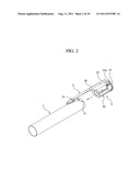 CLIP ATTACHMENT STRUCTURE FOR A WRITING INSTRUMENT diagram and image