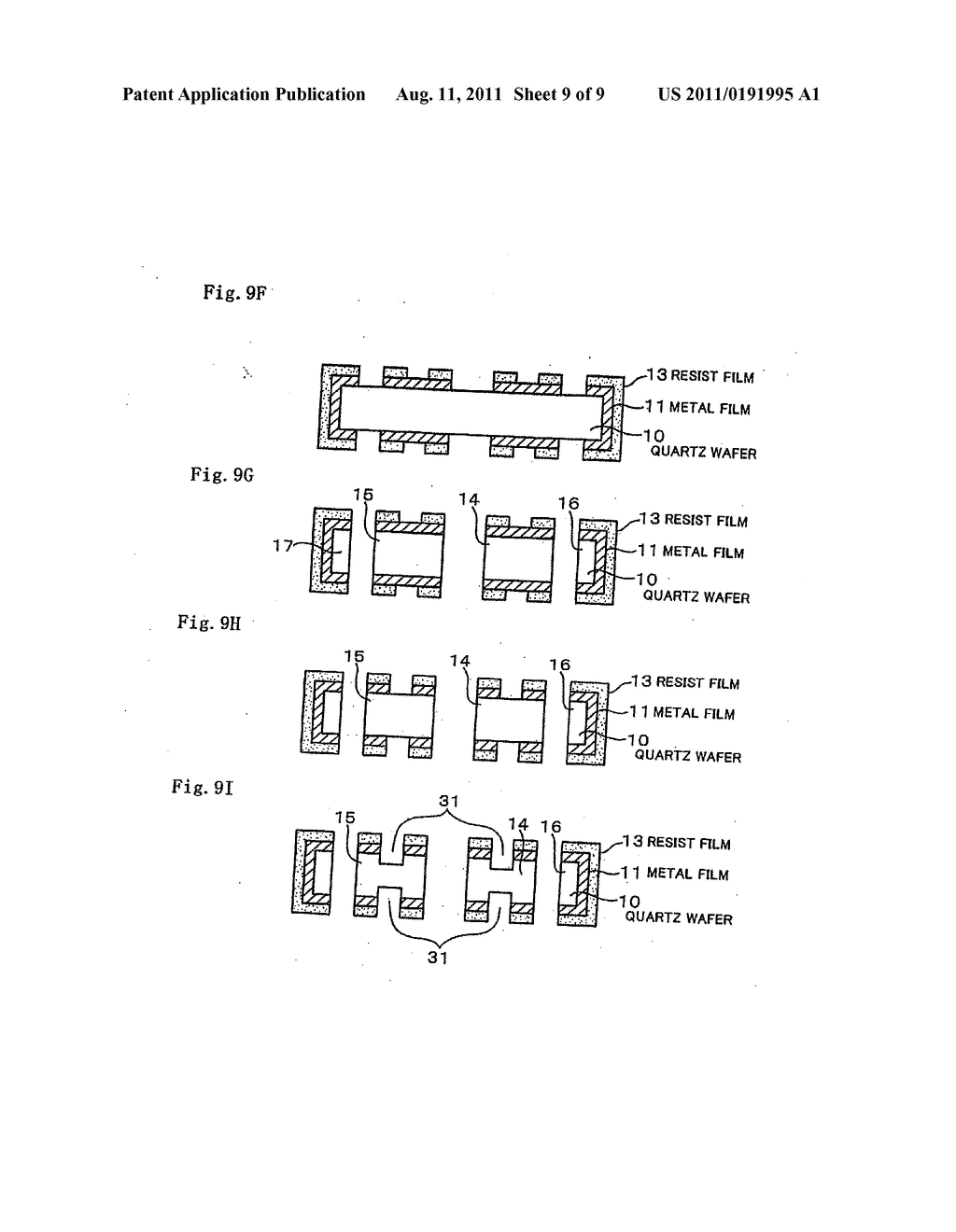 Method for manufacturing piezoeletric resonator - diagram, schematic, and image 10