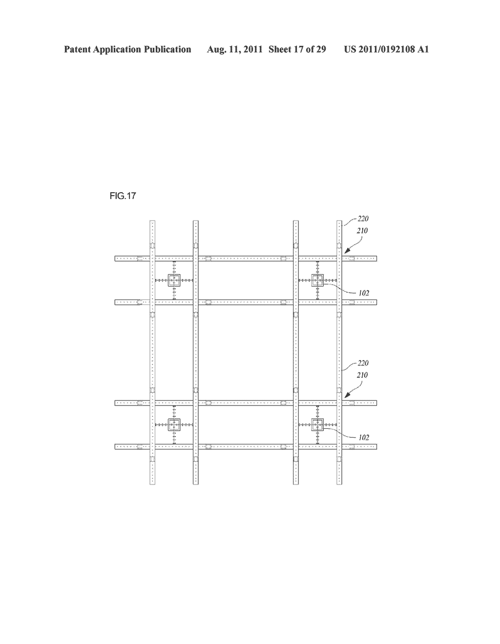 GRID-TYPE DROP-PANEL STRUCTURE, AND A CONSTRUCTION METHOD THEREFOR - diagram, schematic, and image 18