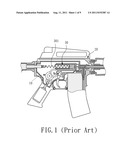 GUN BOLT TRANSMISSION MECHANISM FOR ELECTRIC TOY GUN diagram and image