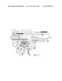 GUN BOLT TRANSMISSION MECHANISM FOR ELECTRIC TOY GUN diagram and image