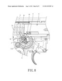 GUN BOLT TRANSMISSION MECHANISM FOR ELECTRIC TOY GUN diagram and image