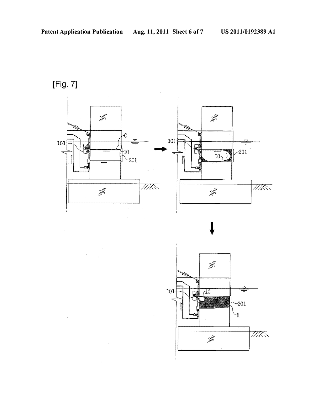 ENVIRONMENTALLY-FRIENDLY CUTTING APPARATUS USING A WIRE SAW, AND CUTTING     METHOD USING SAME - diagram, schematic, and image 07